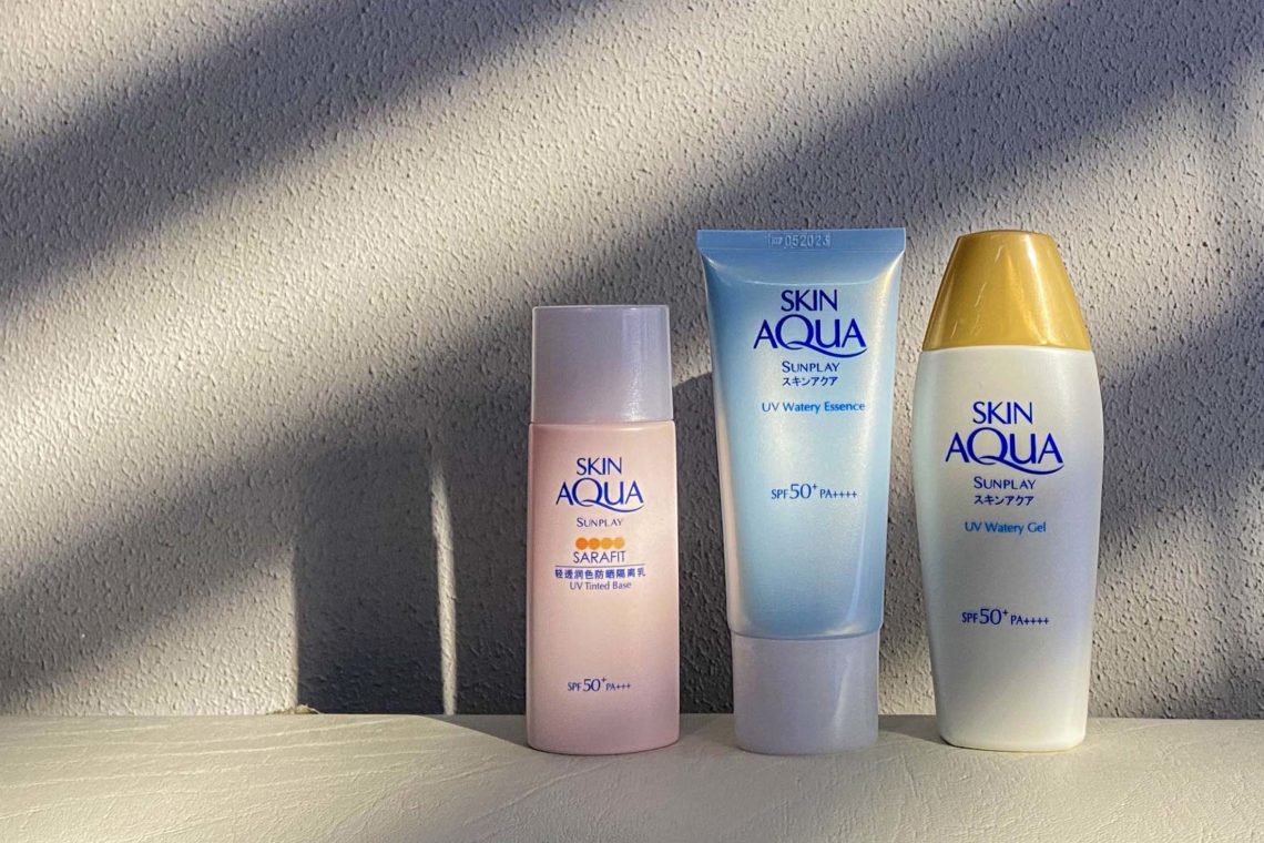 Protect your skin from harmful UV rays with Sunplay Skin Aqua sunscreen