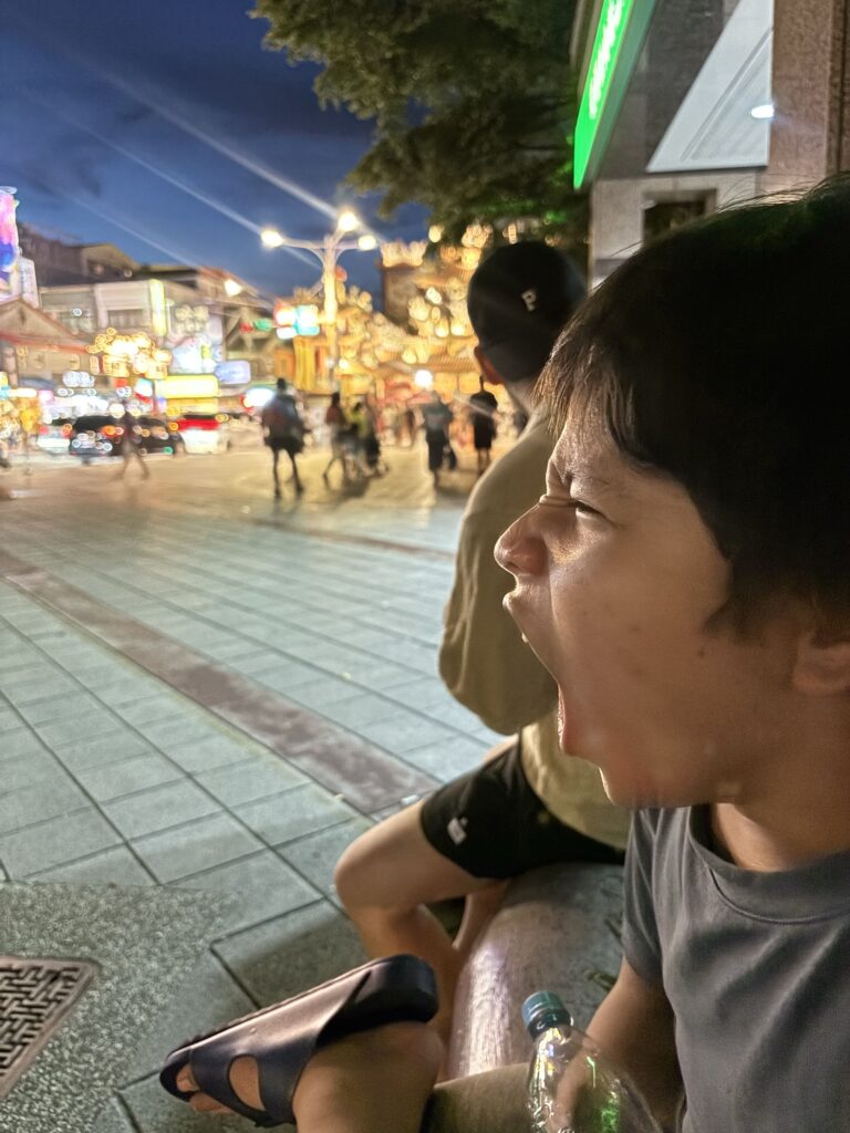 tired at Jiufen (spirited away)